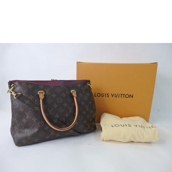 32109 8 Louis Vuitton Palas Monogram Handbag Brown