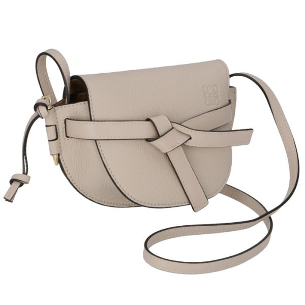 32112u6200512461 Loewe Gate Minigate Light Shoulder Bag Beige