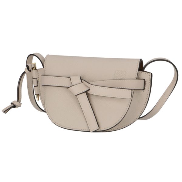 32112u6200512461 1 Loewe Gate Minigate Light Shoulder Bag Beige