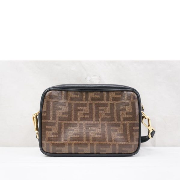 32152 2 Fendi Zucca Mini Shoulder Brown