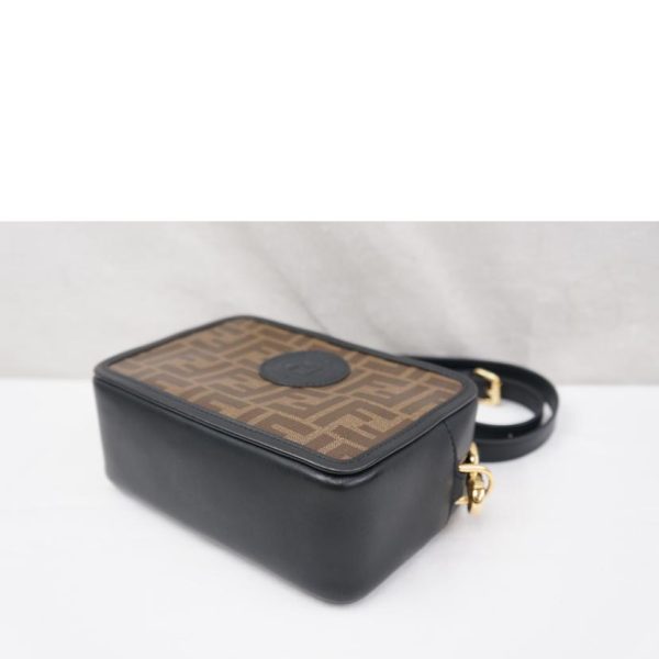 32152 4 Fendi Zucca Mini Shoulder Brown