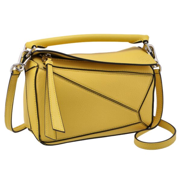 32230u9500248100 Loewe Puzzle Mini Shoulder Bag Yellow