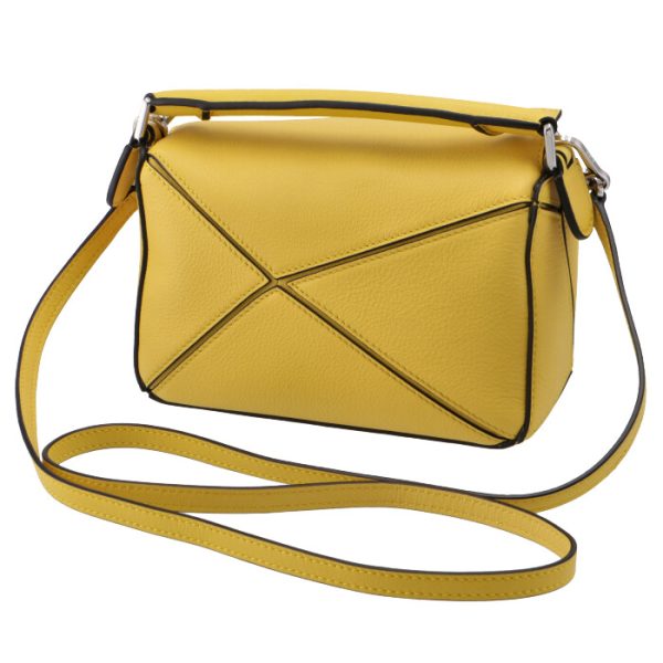 32230u9500248100 2 Loewe Puzzle Mini Shoulder Bag Yellow