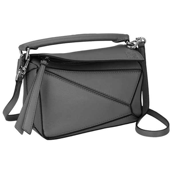 32245u9500241560 Loewe Puzzle Mini Shoulder Bag Gunmetal Gray