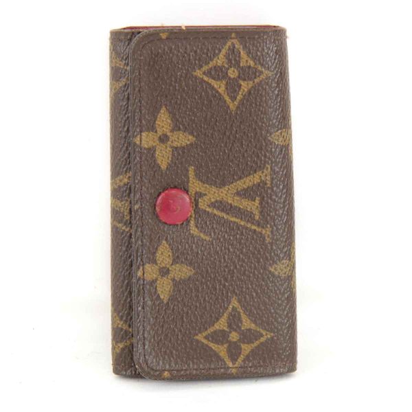 3254240408540t 1 Louis Vuitton Key Case Monogram Brown