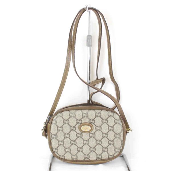 3254240509328t 1 Gucci GG Plus Shoulder Bag Beige