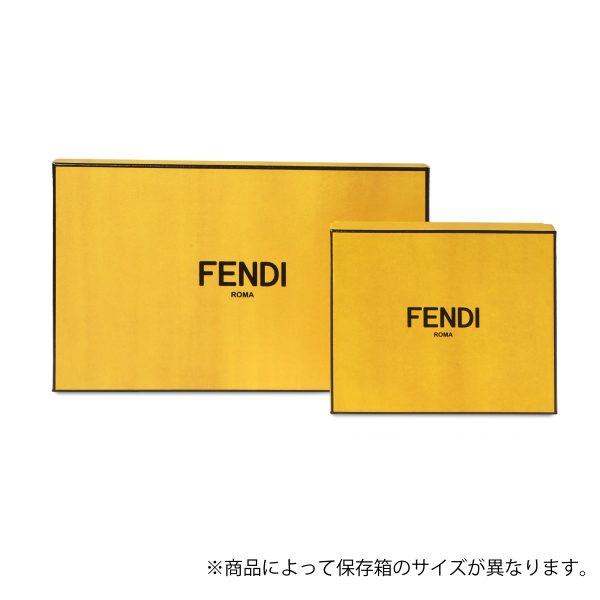 32607 6 Fendi Card Case Leather Wallet Black