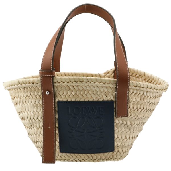 32702ns9300595546 Loewe Small Basket Tote Bag Navy