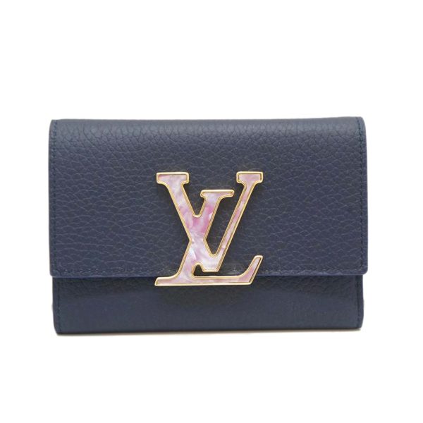 32930 1 Louis Vuitton Wallet Portefeuil Capucines Compact Black