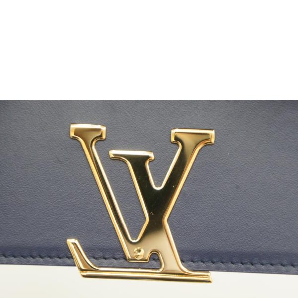 32930 7 Louis Vuitton Wallet Portefeuil Capucines Compact Black