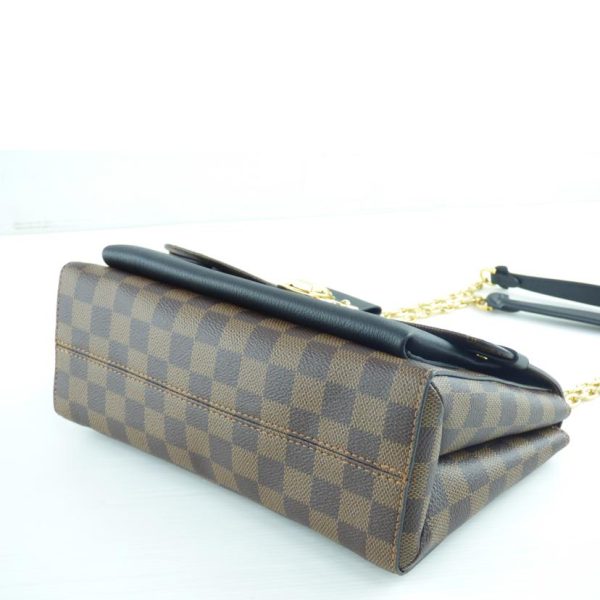 32938 3 Louis Vuitton Vavan Damier Ebene PM Bag Brown Black