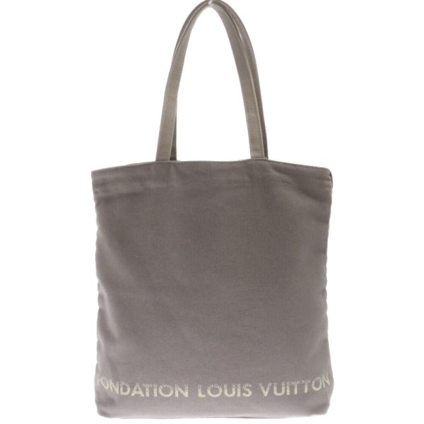 3324e270008 2 LOUIS VUITTON Cotton Tote Bag Cotton Gray