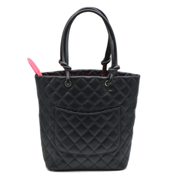 33304 2 Chanel Cambonline Medium Tote Bag Black