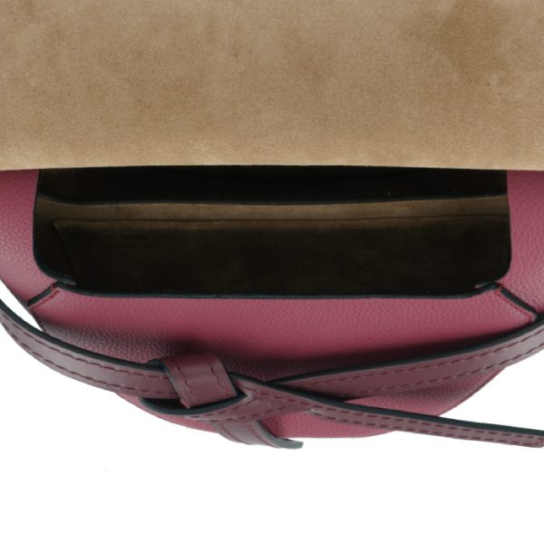 33312t2000517604 5 Loewe Gate Small Shoulder Bag Raspberry Wine