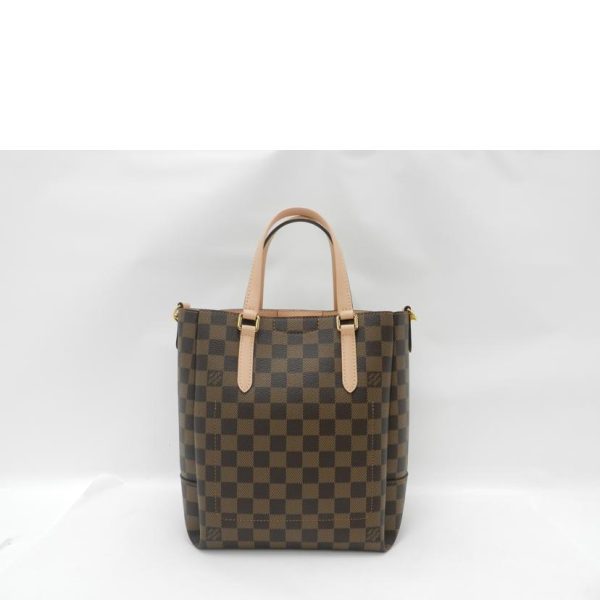 33315 2 Louis Vuitton Belmot NV Damier Ebene Venus BB Bag Brown Skin