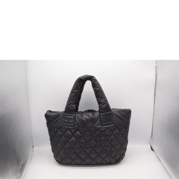 33369 2 Chanel Coco Cocoon Small Tote Bag Black