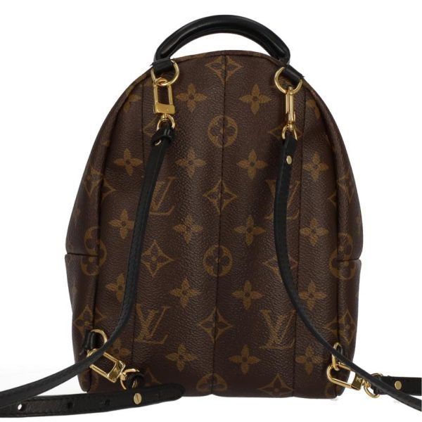 33401 2 Louis Vuitton Palm Springs Mini Monogram Backpack Brown