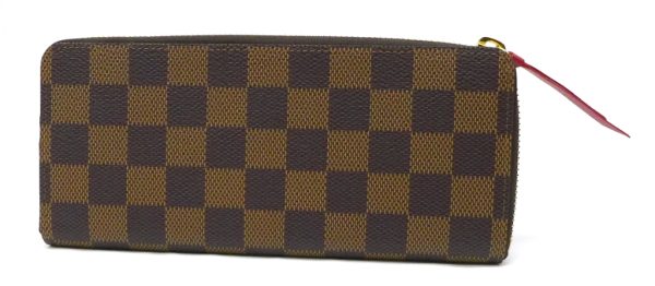 33424 2 Louis Vuitton Long Wallet Portefeuille Clemence Damier Threez Wallet