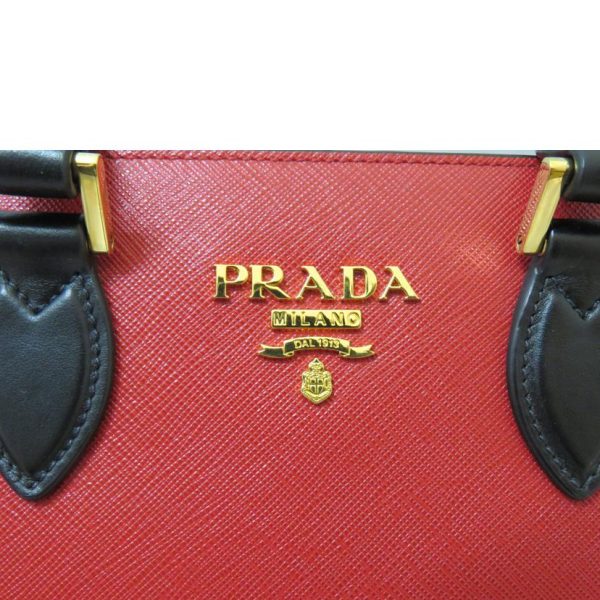 33599 5 Prada Saffiano Soft Leather Handbag Black