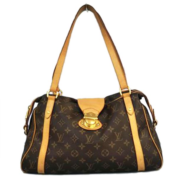 33734 1 Louis Vuitton Stresa Monogram Bag Brown