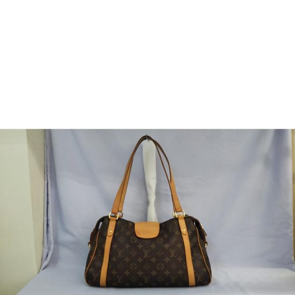 33734 2 Louis Vuitton Stresa Monogram Bag Brown