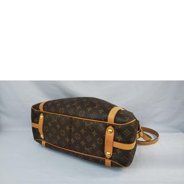 33734 3 Louis Vuitton Stresa Monogram Bag Brown