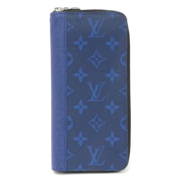 33865 1 Louis Vuitton Zippy Wallet Vertical Tigarama Wallet Blue