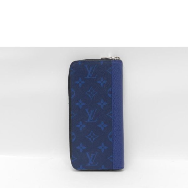 33865 2 Louis Vuitton Zippy Wallet Vertical Tigarama Wallet Blue