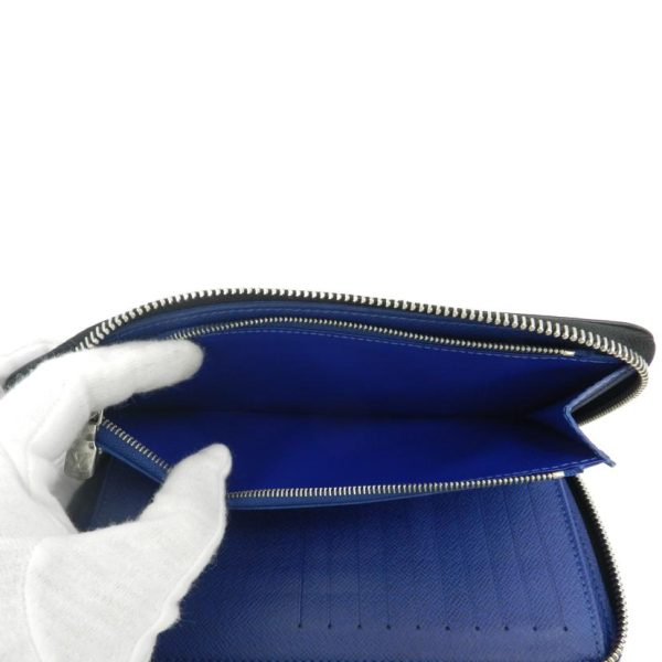 33865 6 Louis Vuitton Zippy Wallet Vertical Tigarama Wallet Blue