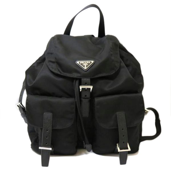 33902 1 Prada Tesuto Nylon Backpack Black