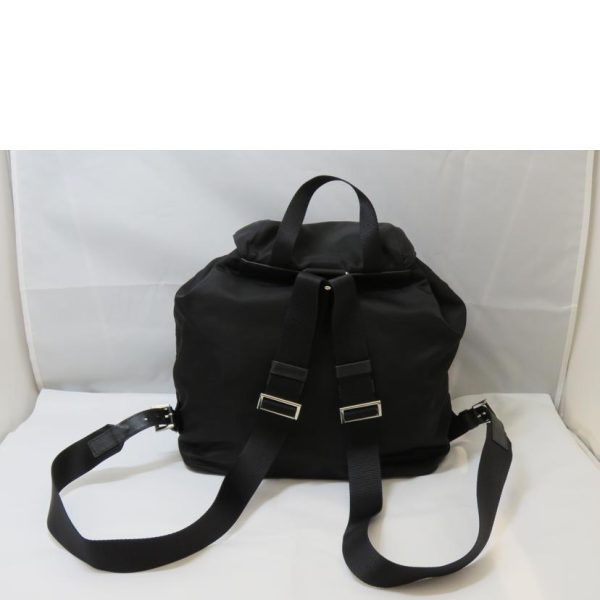 33902 2 Prada Tesuto Nylon Backpack Black