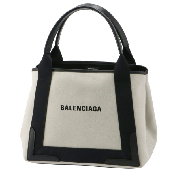 3399332hh3n9260 6 Balenciaga Navy Hippo Small Canvas Tote Bag Navy