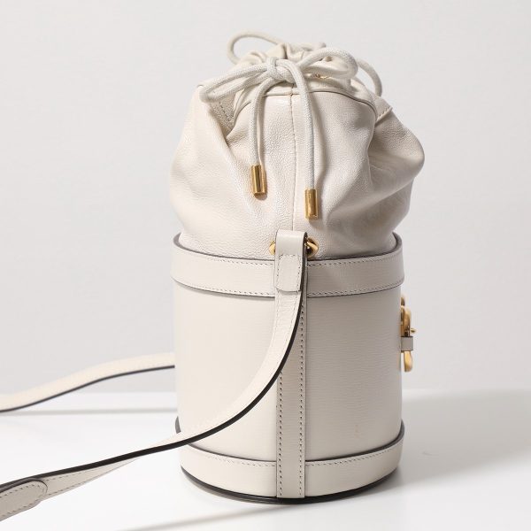 340120050 5 Gucci Shoulder Bucket Bag Drawstring Off white