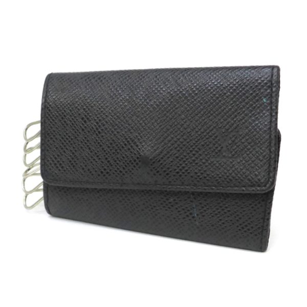 34080 1 Louis Vuitton Key Case Multicle Taiga Ardoise