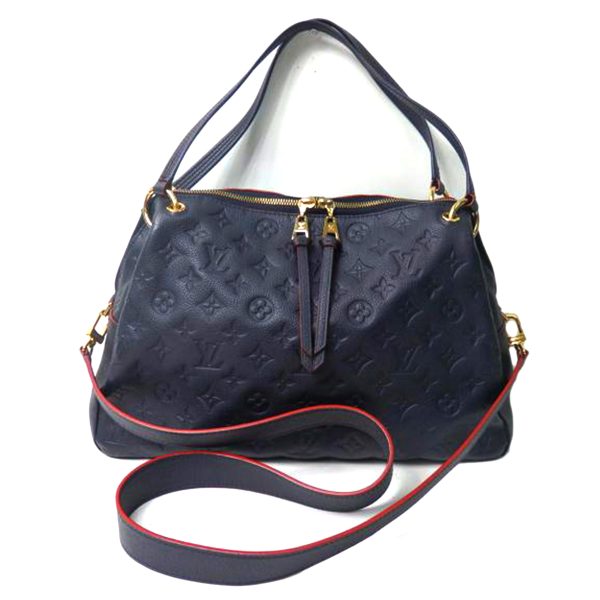 34308 1 Louis Vuitton Ponthu PM Enpreinte Marine Rouge