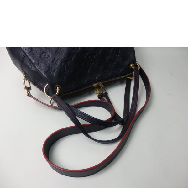 34308 4 Louis Vuitton Ponthu PM Enpreinte Marine Rouge