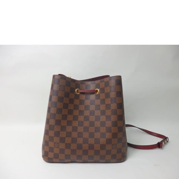 34384 2 Louis Vuitton Damier Handbag Brown