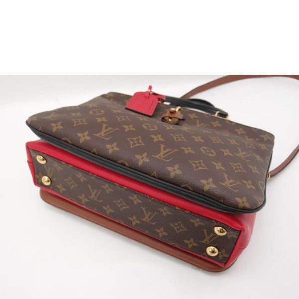 34437 3 Louis Vuitton Monogram Handbag Brown