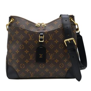 34629 1 Louis Vuitton Monogram Petit Sac Plat 2Way Shoulder Bag Brown