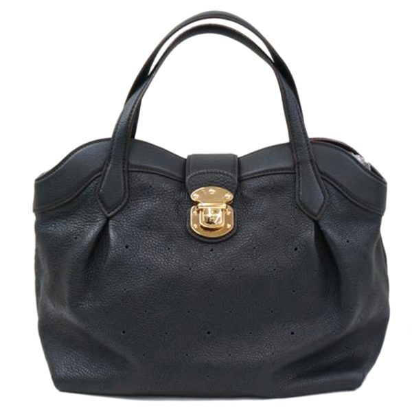 34897 1 Louis Vuitton Seals PM Mahina Bag Black