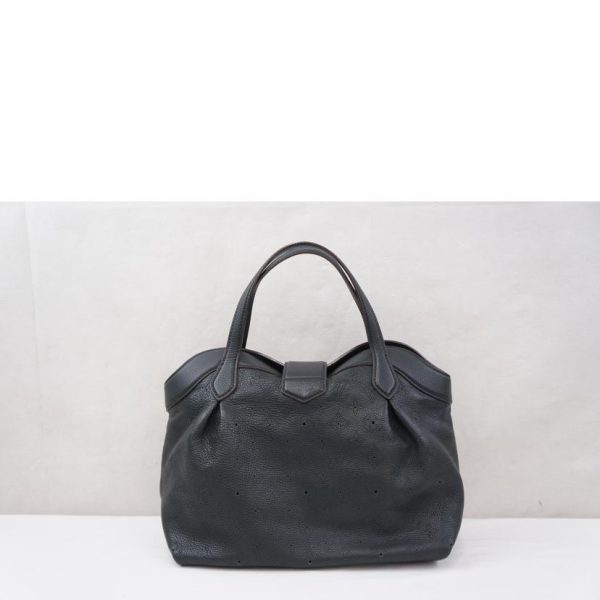 34897 2 Louis Vuitton Seals PM Mahina Bag Black