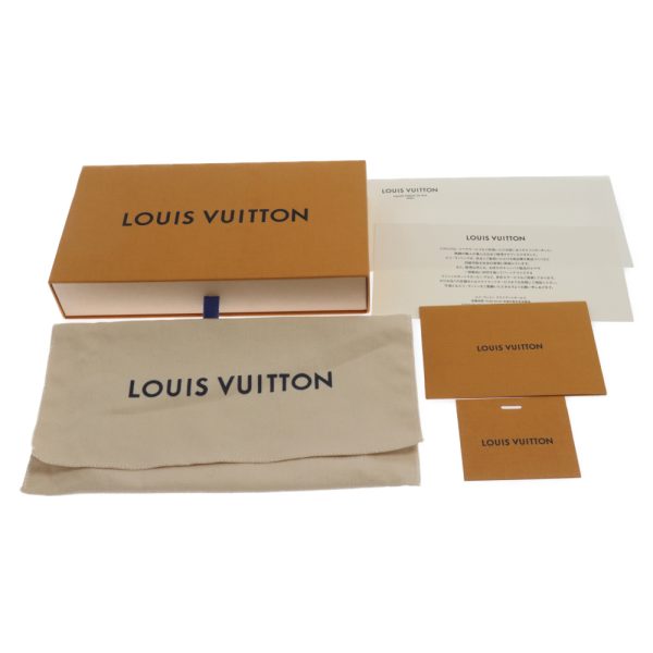 3524d270020 6 LOUIS VUITTON Lizard Monogram Metalized Zippy Wallet Leather Blue