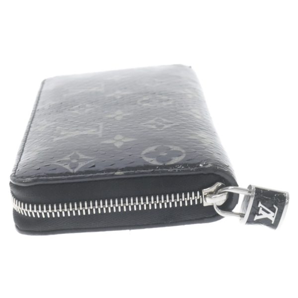 3524d270021 3a Louis Vuitton Monogram Python Zippy Wallet Leather Black