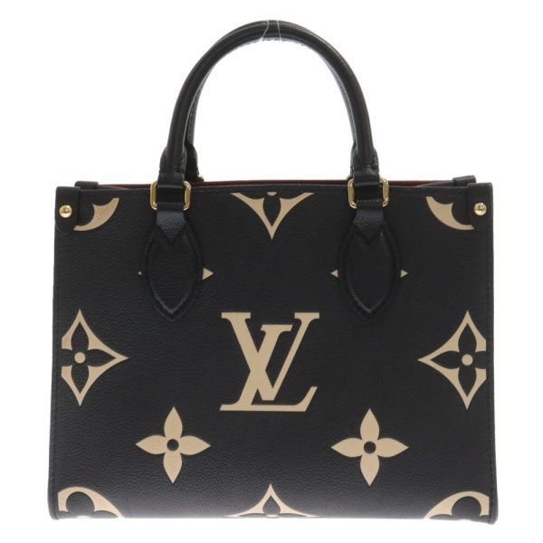 3524e060016 1 Louis Vuitton On The Go Pm Leather Black