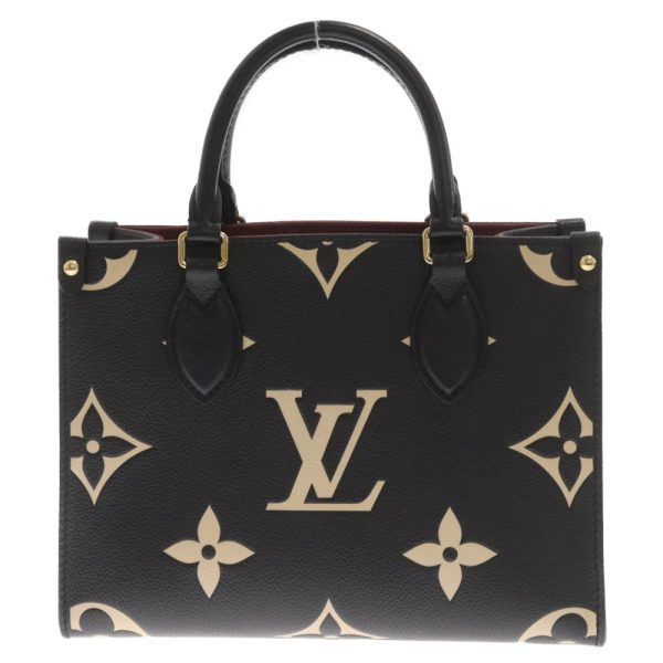 3524e060016 2 Louis Vuitton On The Go Pm Leather Black