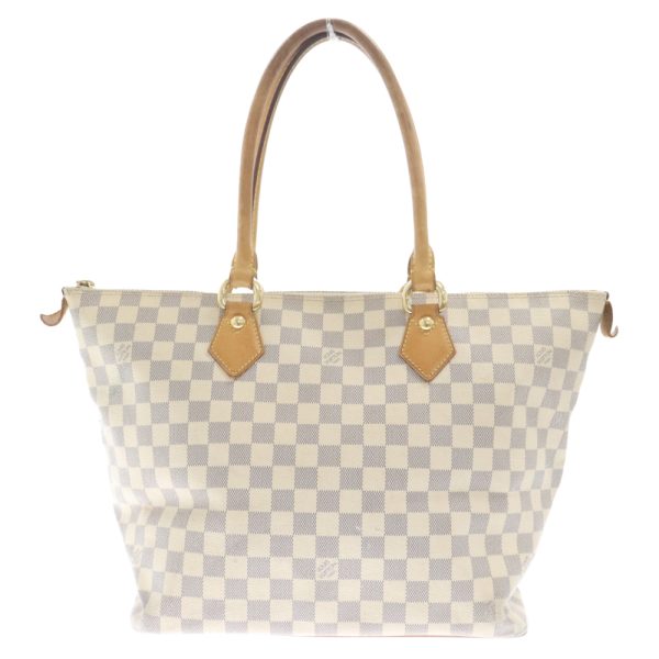 3524e090004 1 LOUIS VUITTON Saleya Mm Hand Tote Bag Leather White