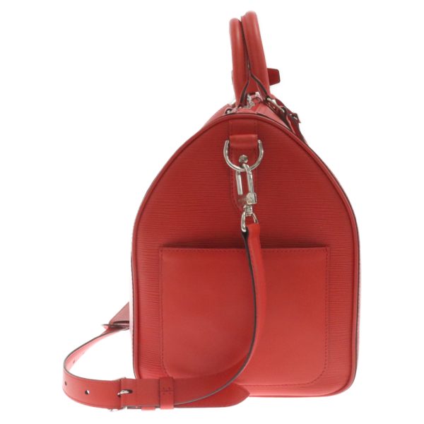 3524e180001 3 LOUIS VUITTON Supreme EpiKeepall Bandouliere Boston Bag Leather Red