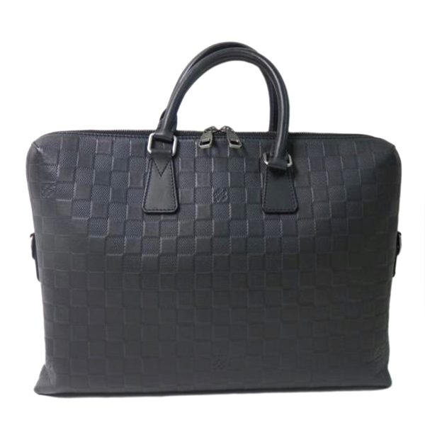 35349 1 Louis Vuitton Porte de Cumin Jules Damier Infini Bag Black