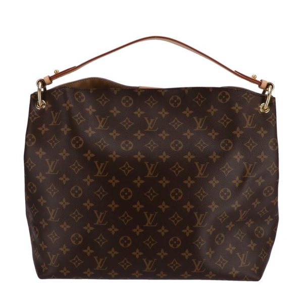 35395 2 Louis Vuitton Graceful MM Handbag Brown