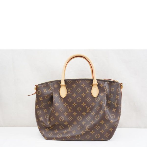 35599 2 Louis Vuitton Turen Gm Monogram Handbag Brown